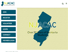 Tablet Screenshot of njacac.org